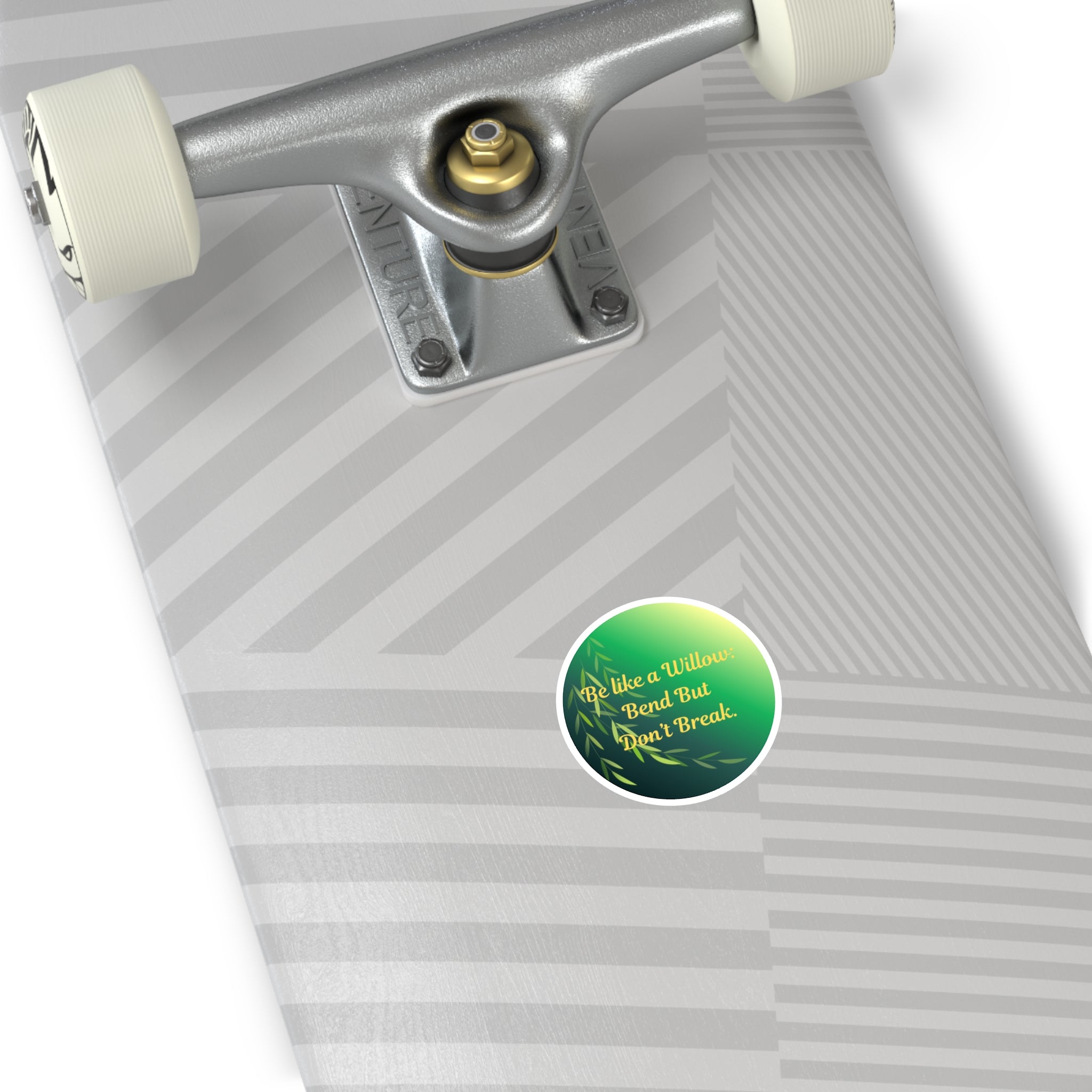 " Bend, Dont Break" - Round Stickers