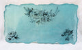 Small Blue/Flower Tattoos Tray