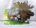 Large Moose Scenery Decor/Plaque