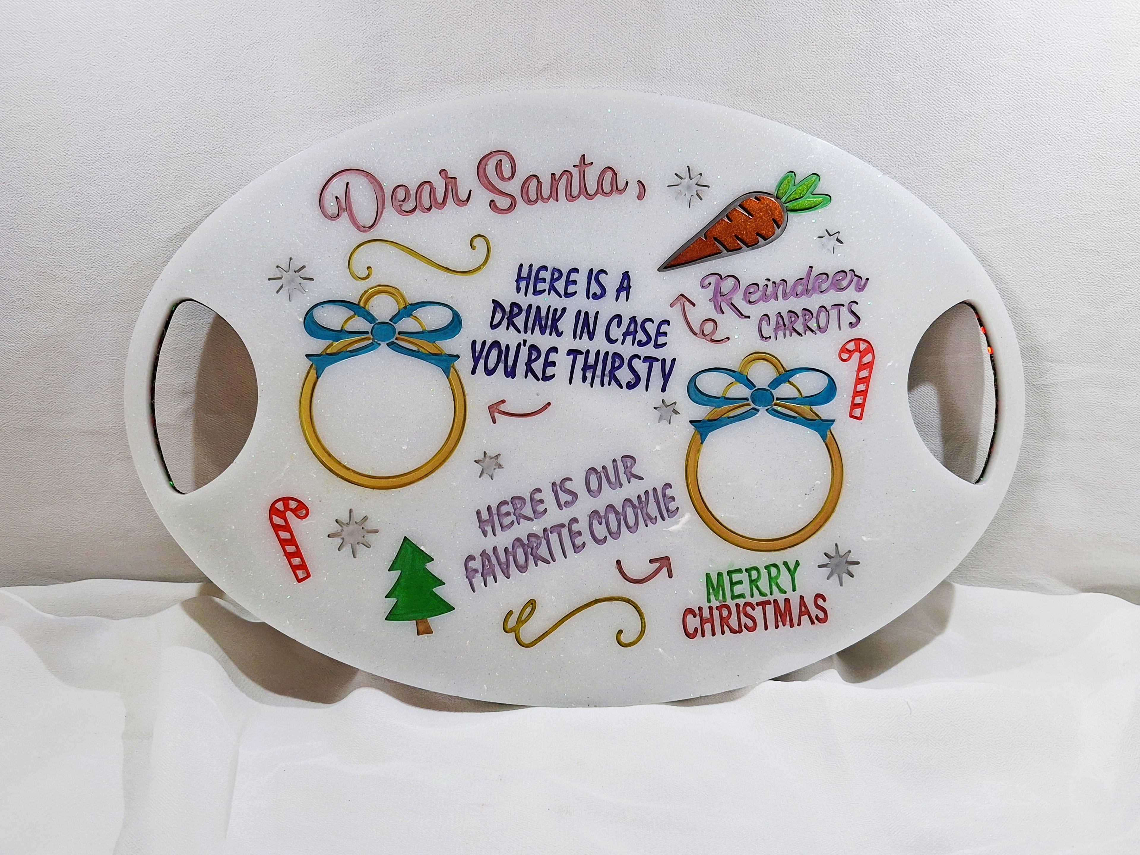 Large Oval Christmas Trays