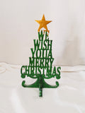 "We Wish You" Tree Figures