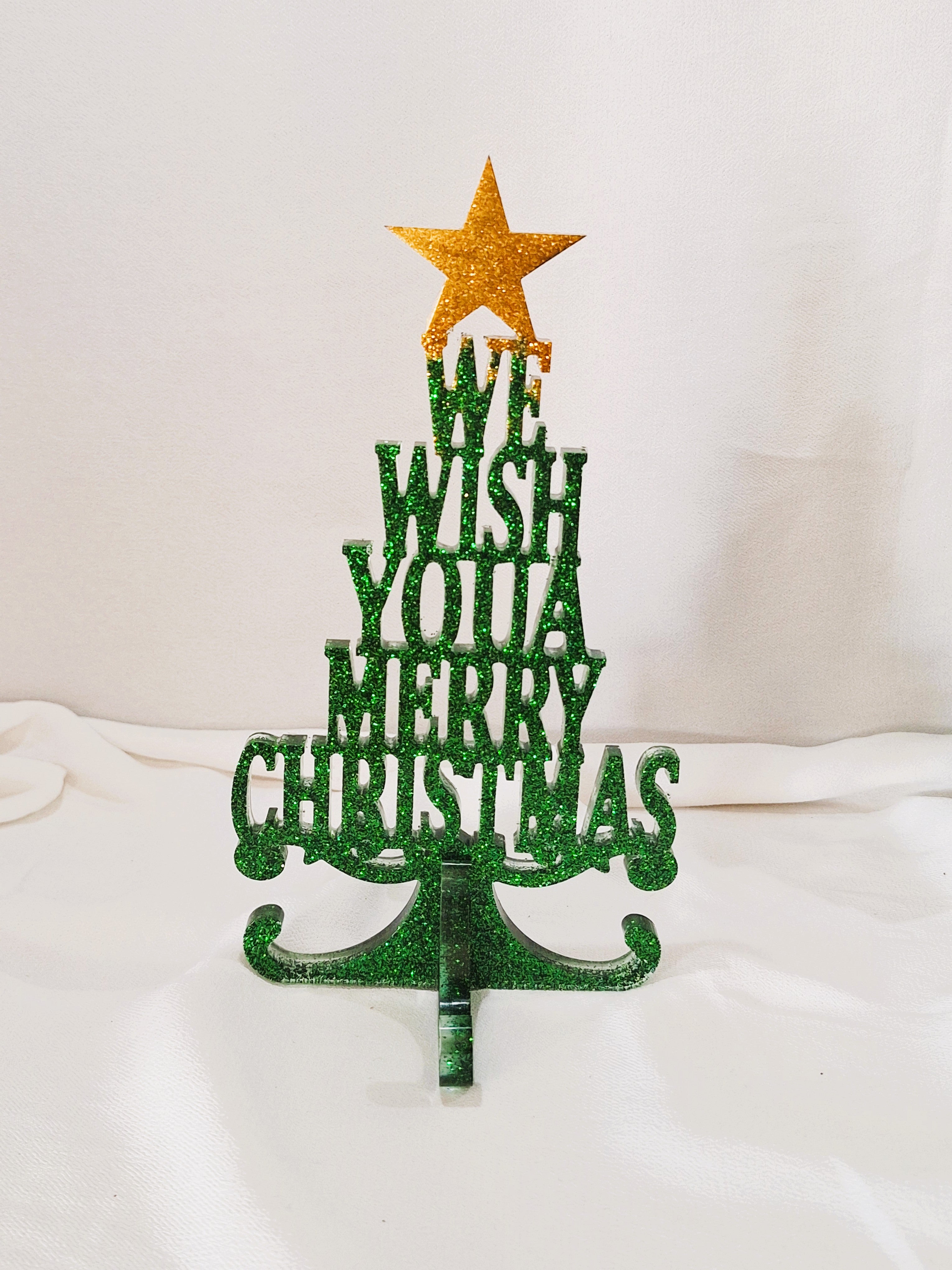 "We Wish You" Tree Figures