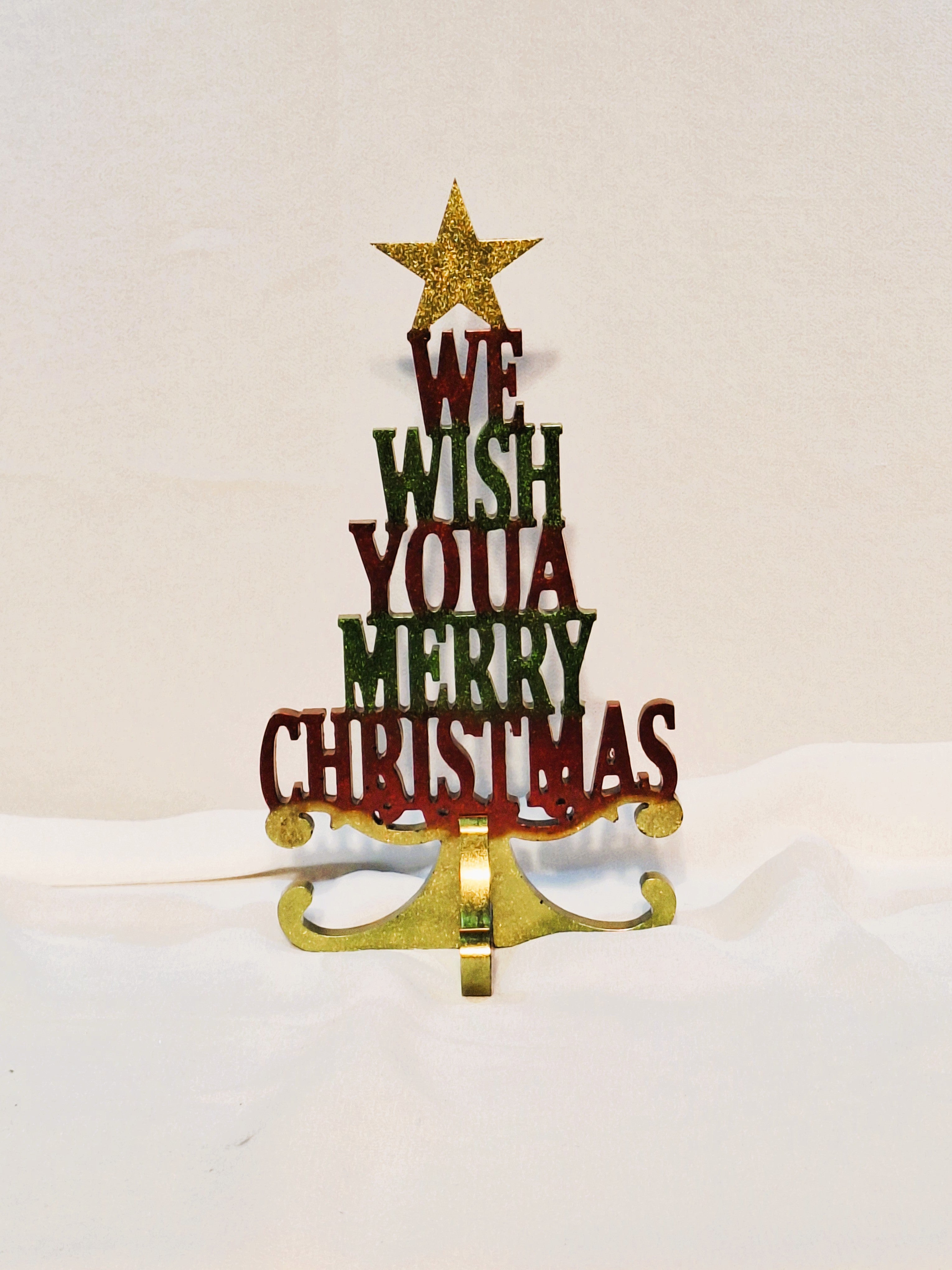 "We Wish You" Tree Figures