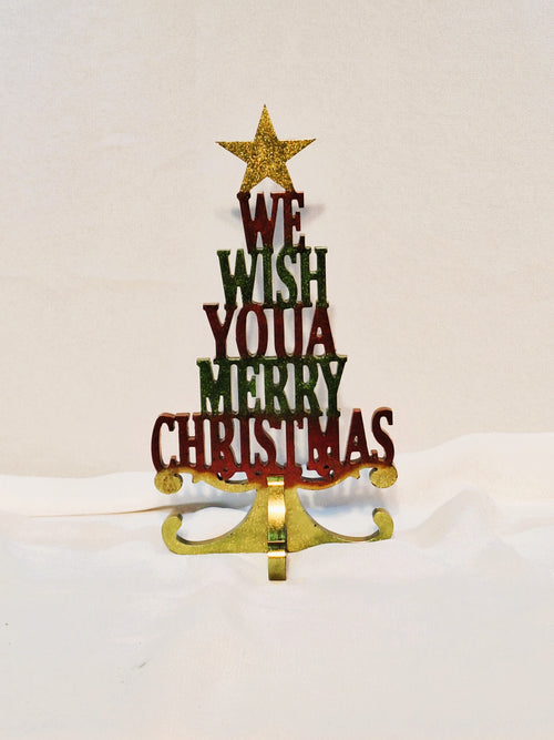 "We Wish You" Tree Figures