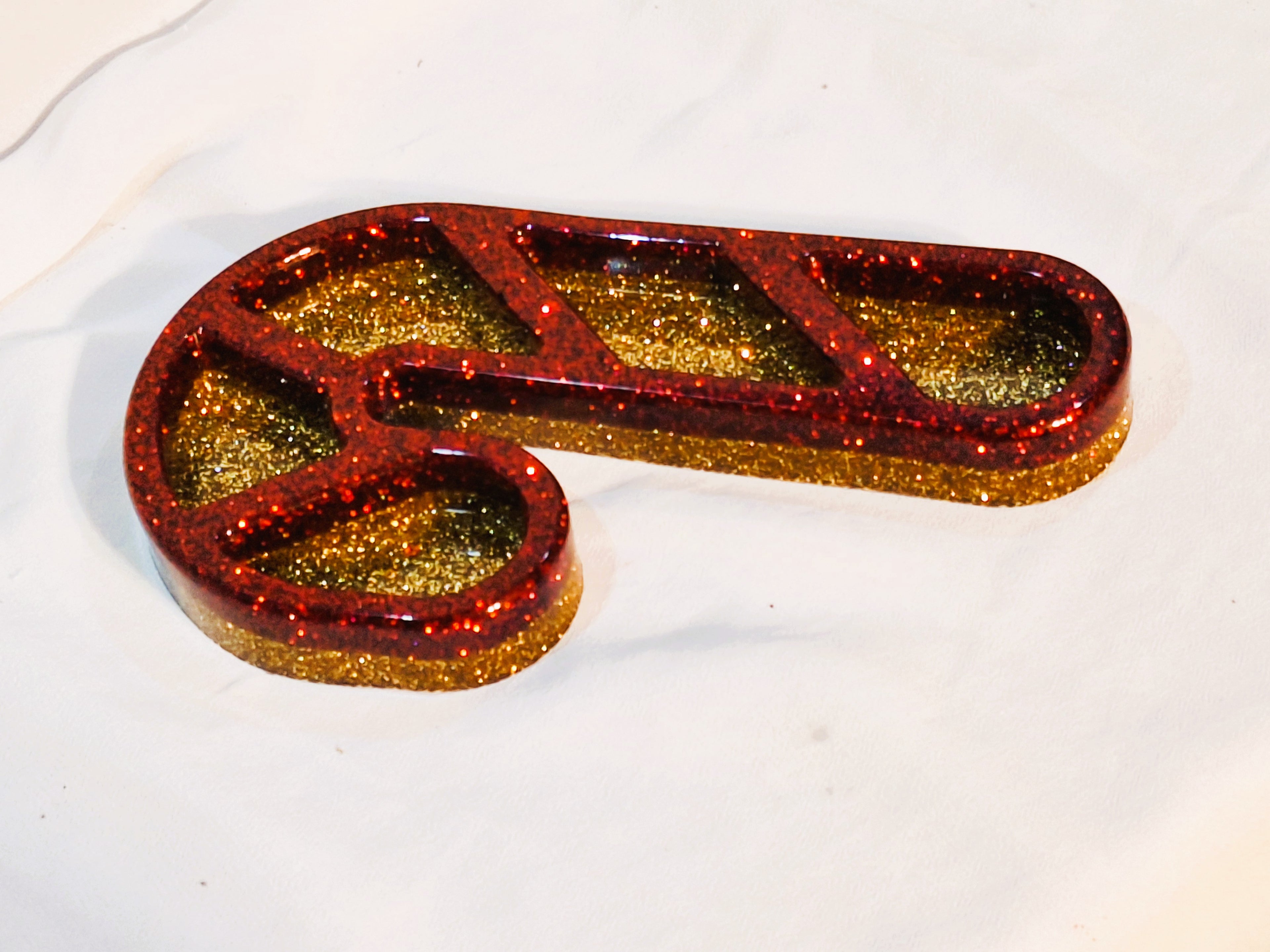 Candy Cane Trinket Trays