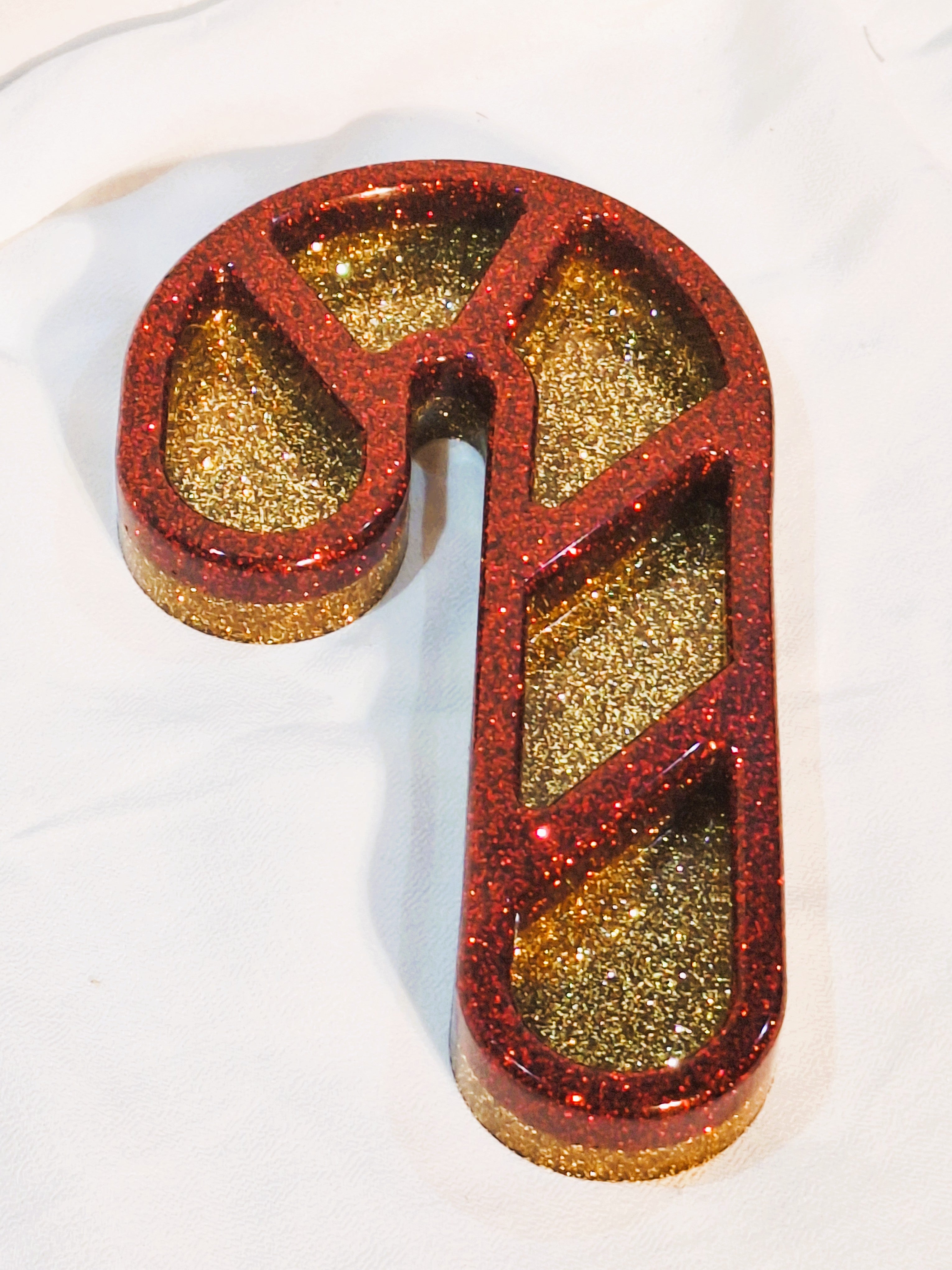 Candy Cane Trinket Trays