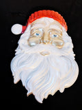 Santa Head Christmas Wall Plaque