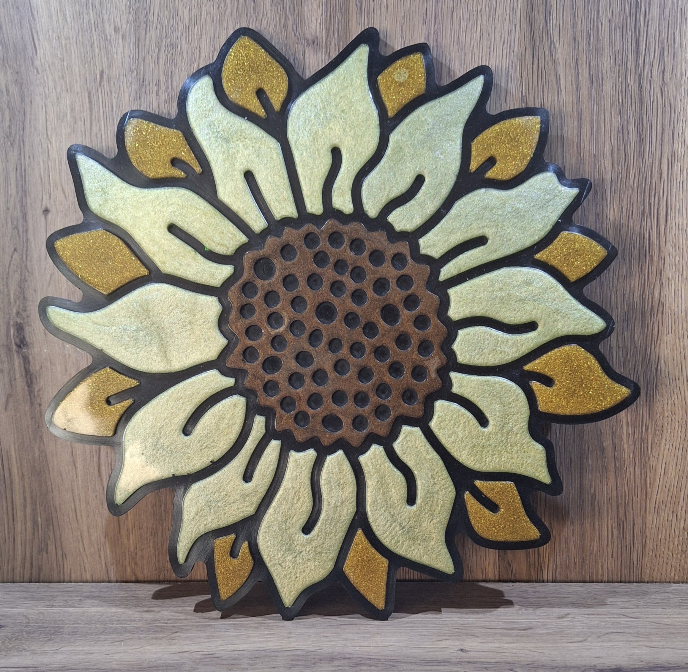 Darker Sunflower Plaque