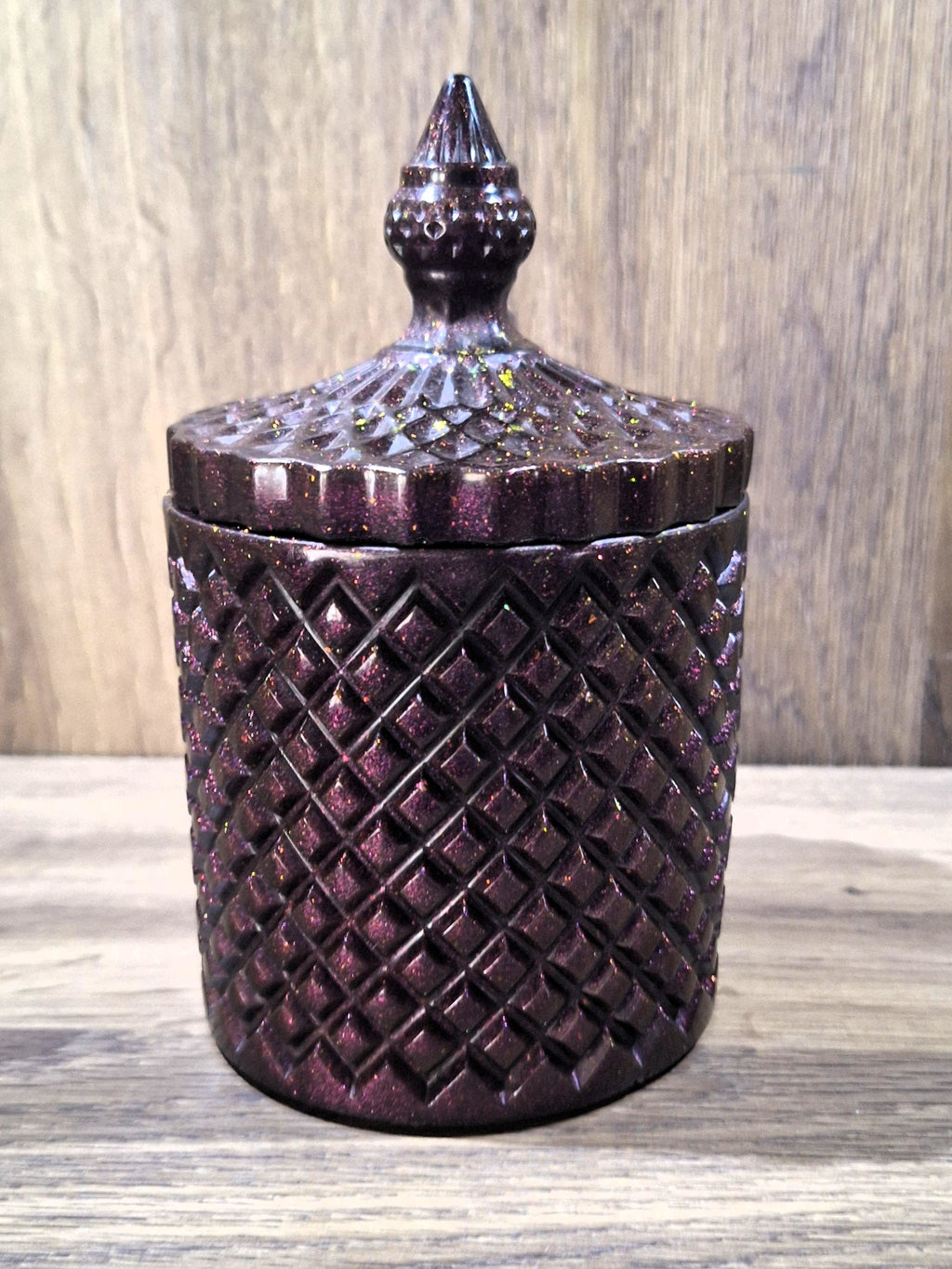 Plum Cylinder Jar