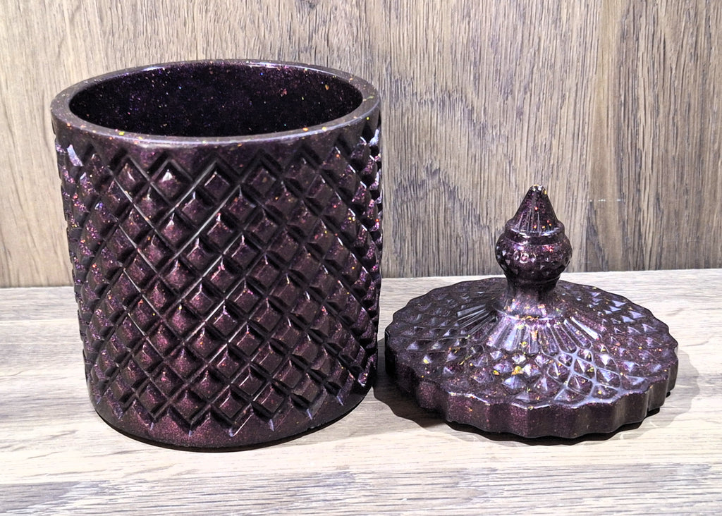 Plum Cylinder Jar