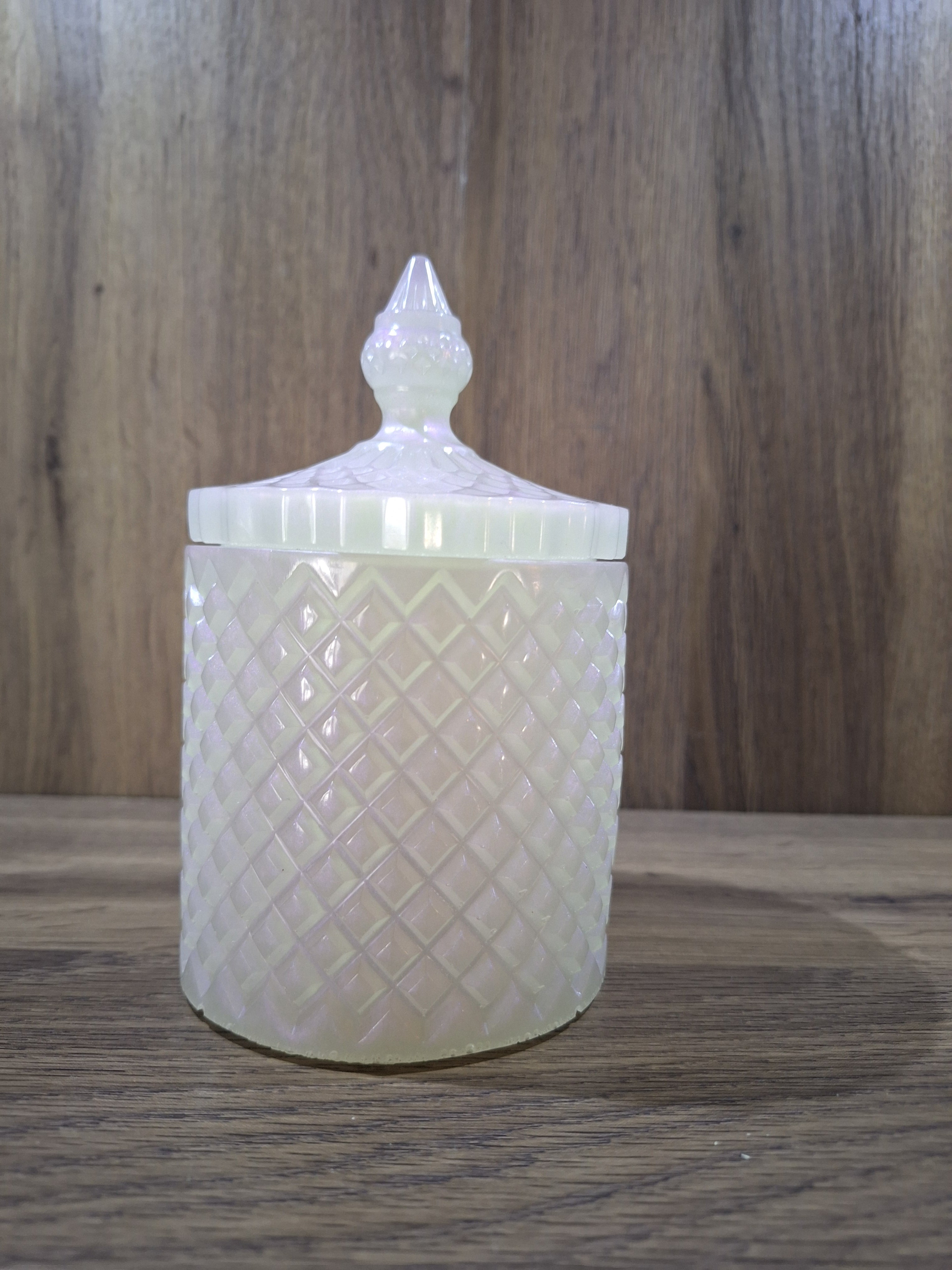 White Cylinder Jar