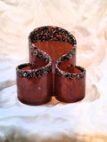 Triple Opening Brush/Pencil Holder