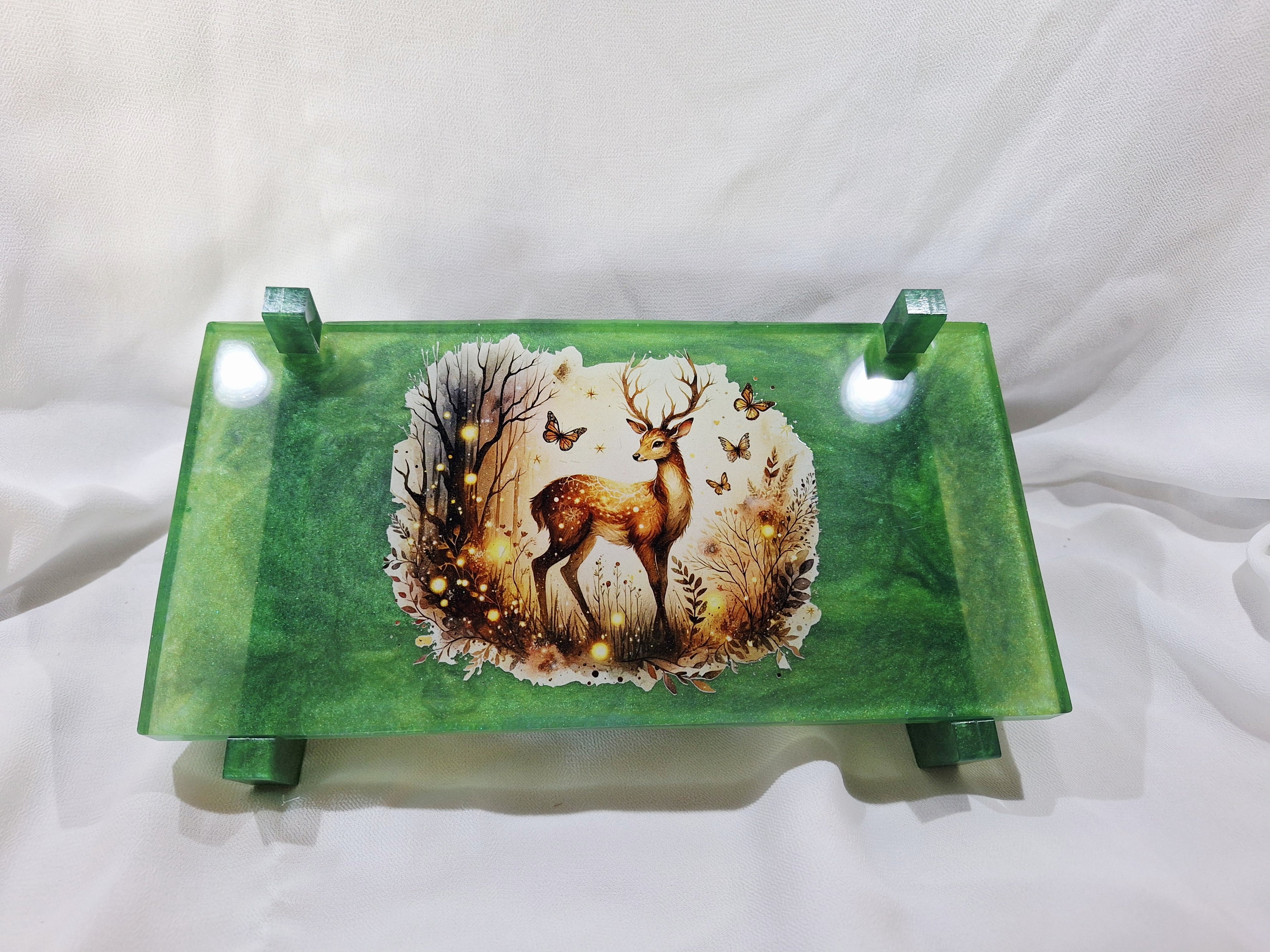 Green Display Shelf/Stand
