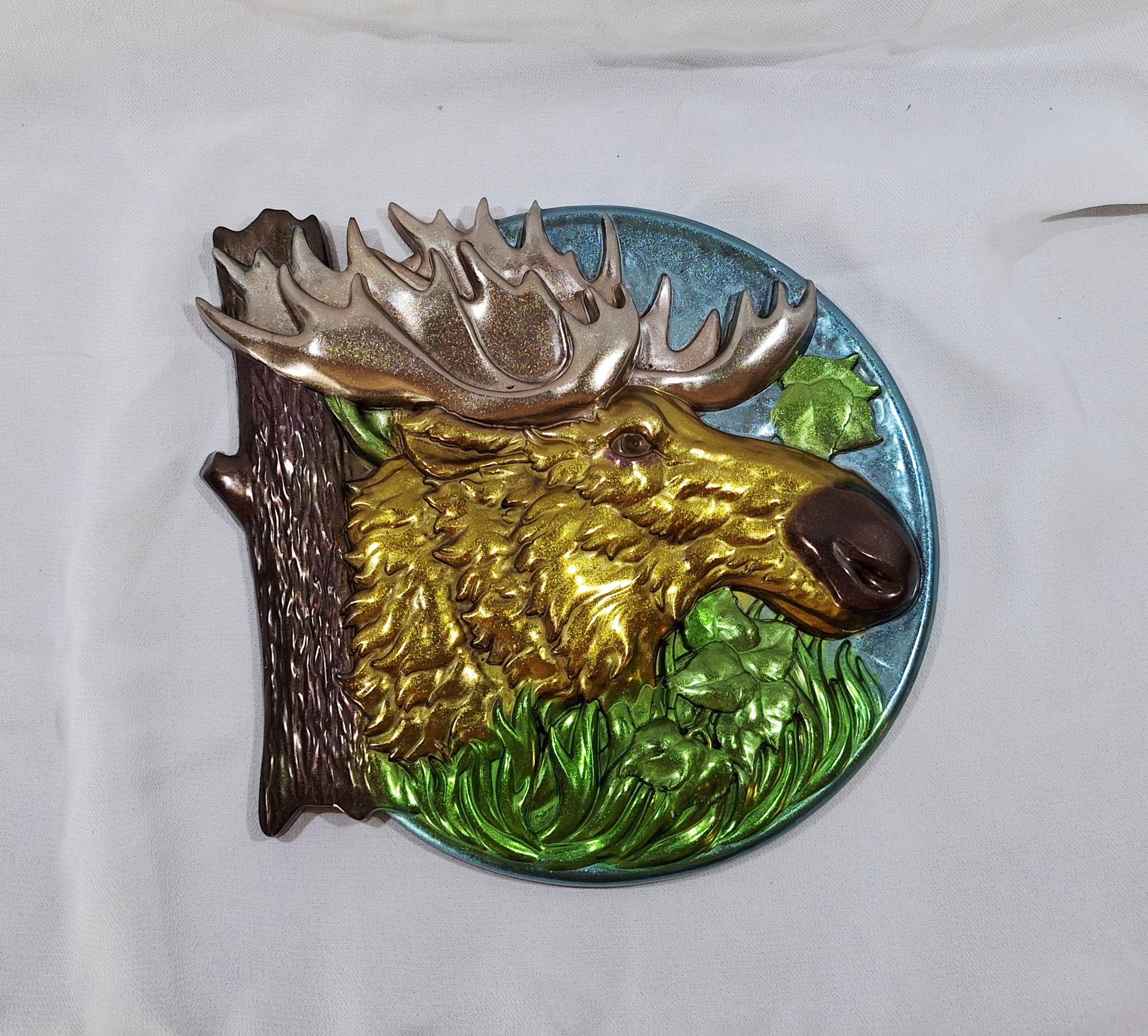 Moose Head Plaque