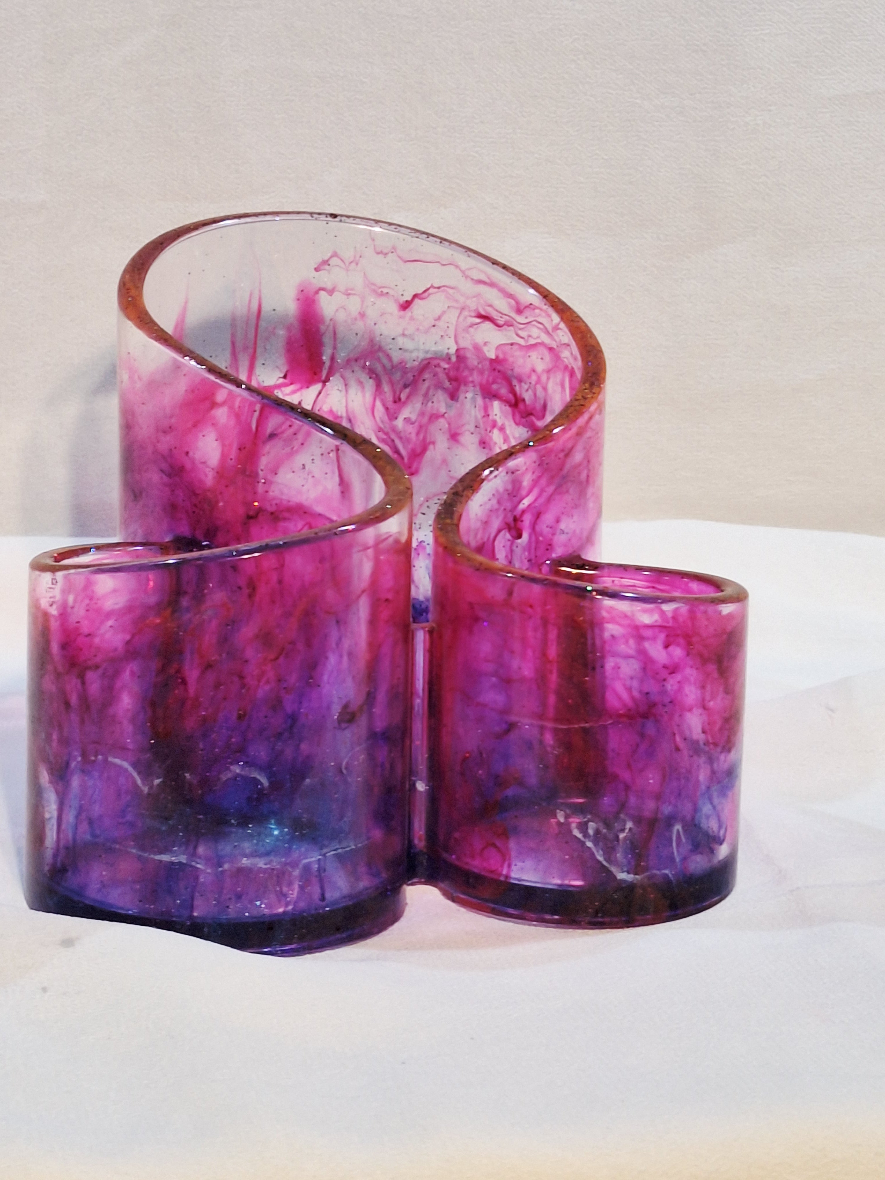 Triple Opening Brush/Pencil Holder