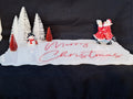 Mr. and Mrs. Claus Dancing Christmas Tray Display