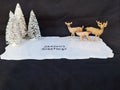 Christmas Winter Deer 3D Display Tray