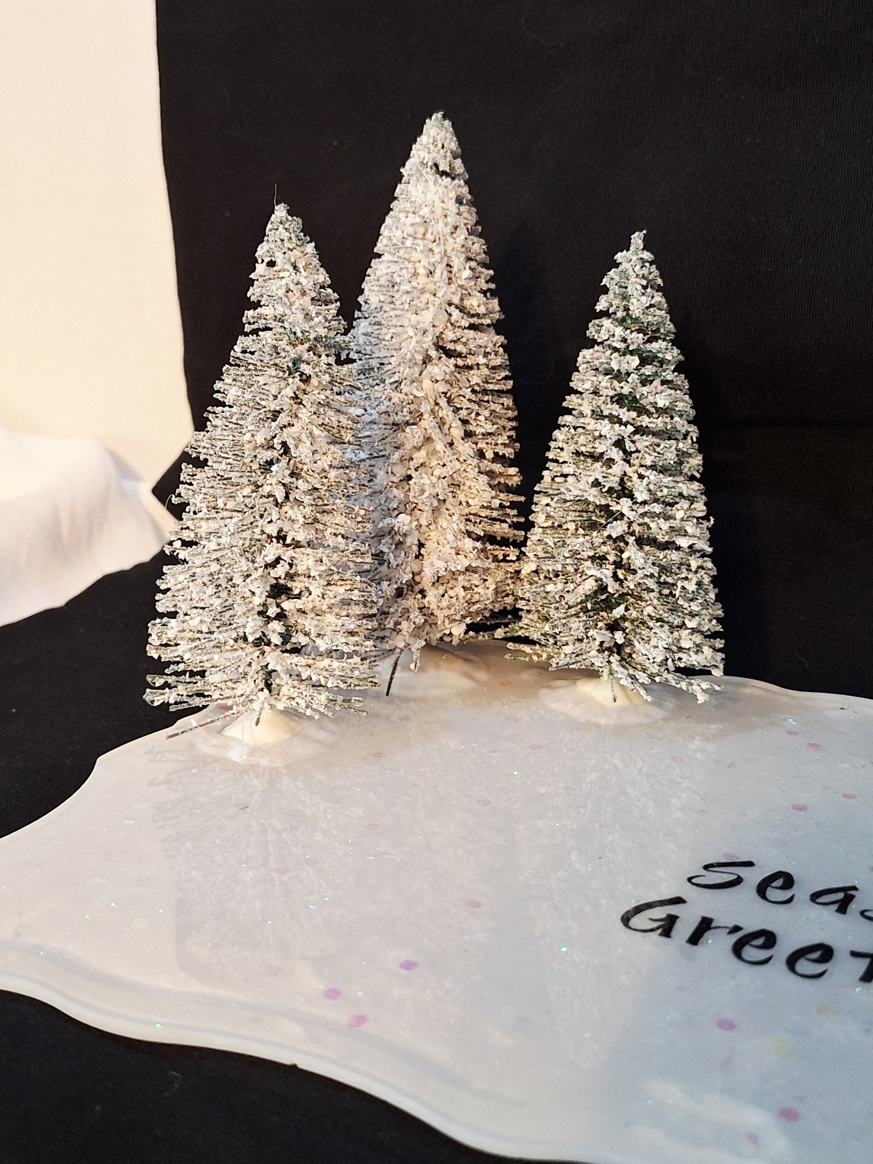 Christmas Winter Deer 3D Display Tray