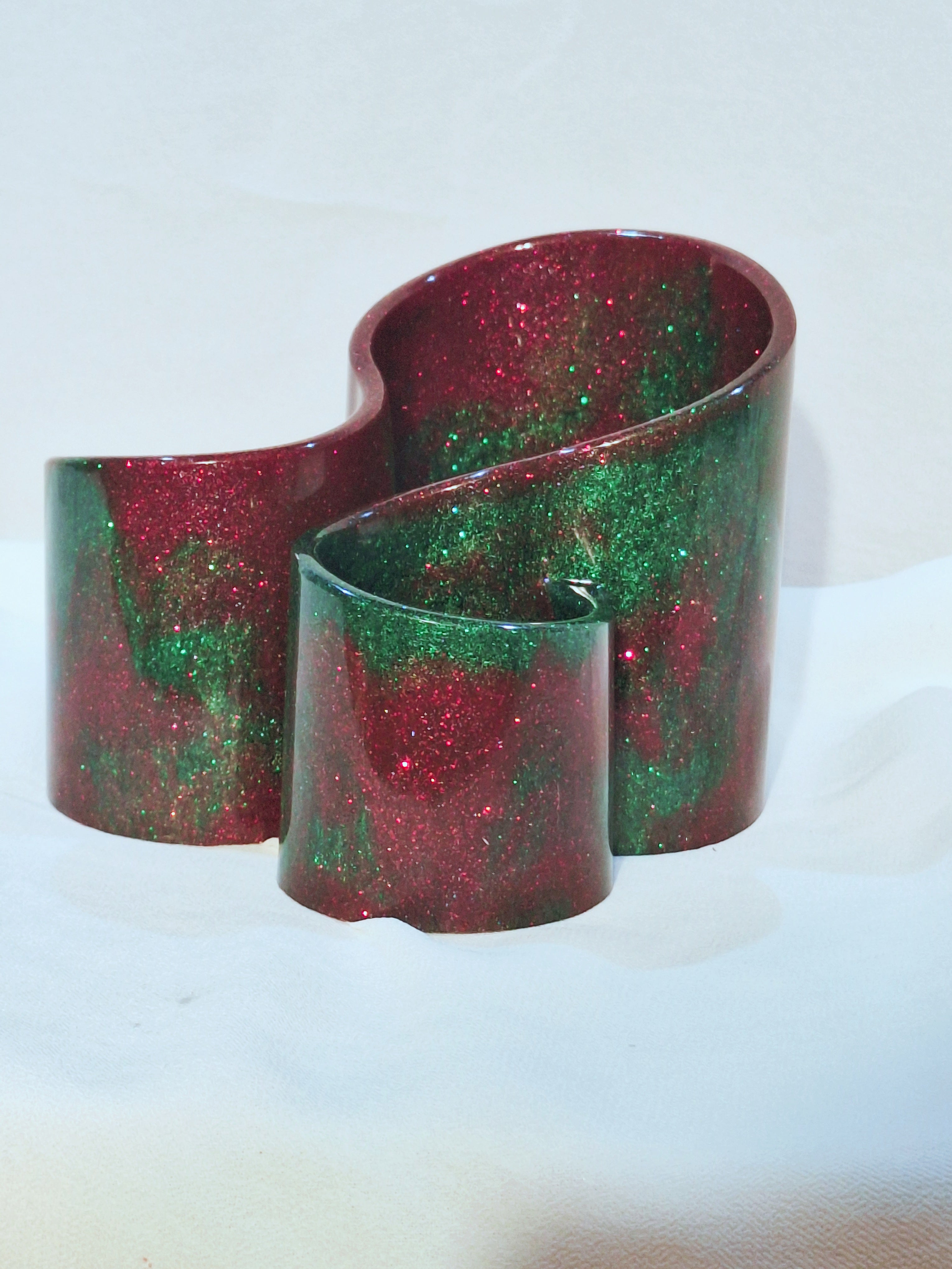 Triple Opening Brush/Pencil Holder