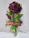 Magenta "With Love" Rose