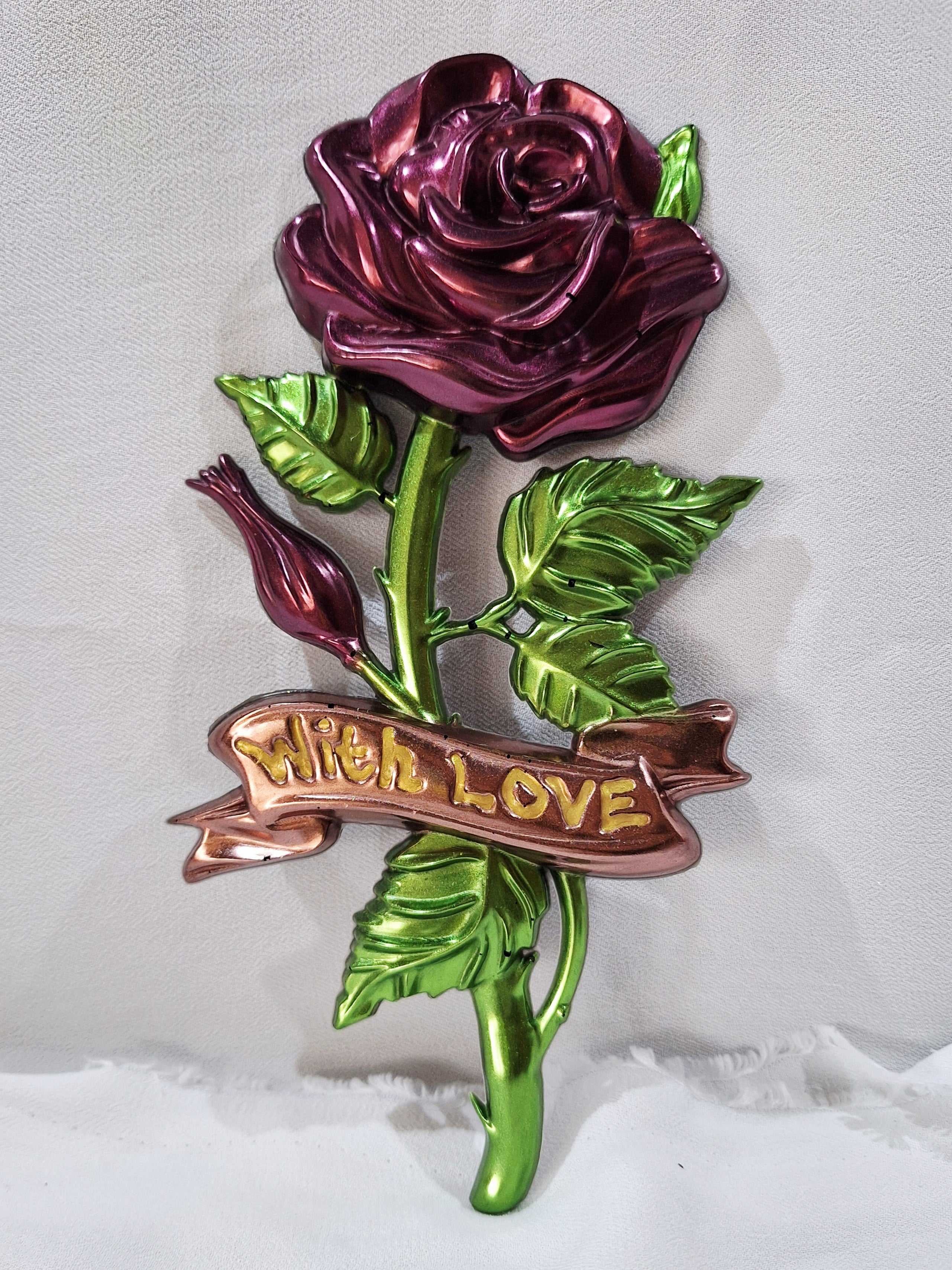 Magenta "With Love" Rose