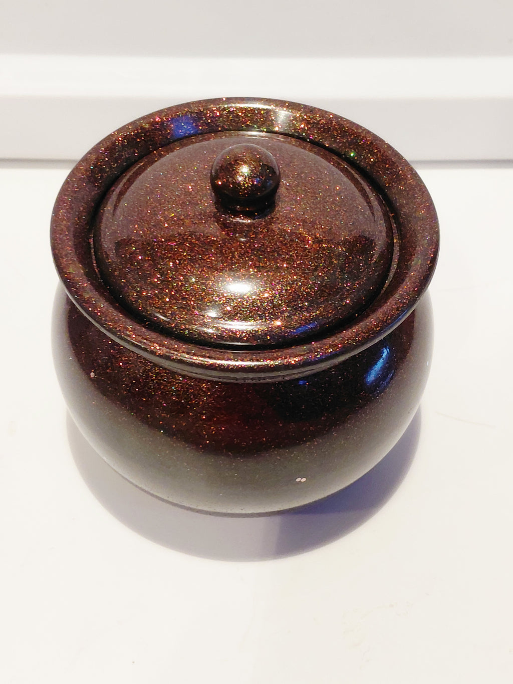 Brown & Black Honey Pot Jar