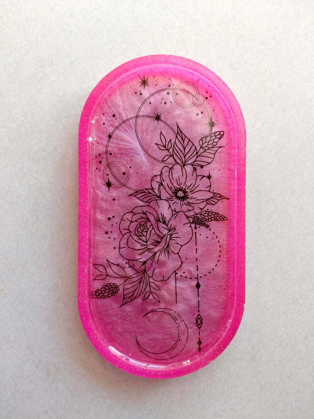 Pink Tattoo Trinket Tray