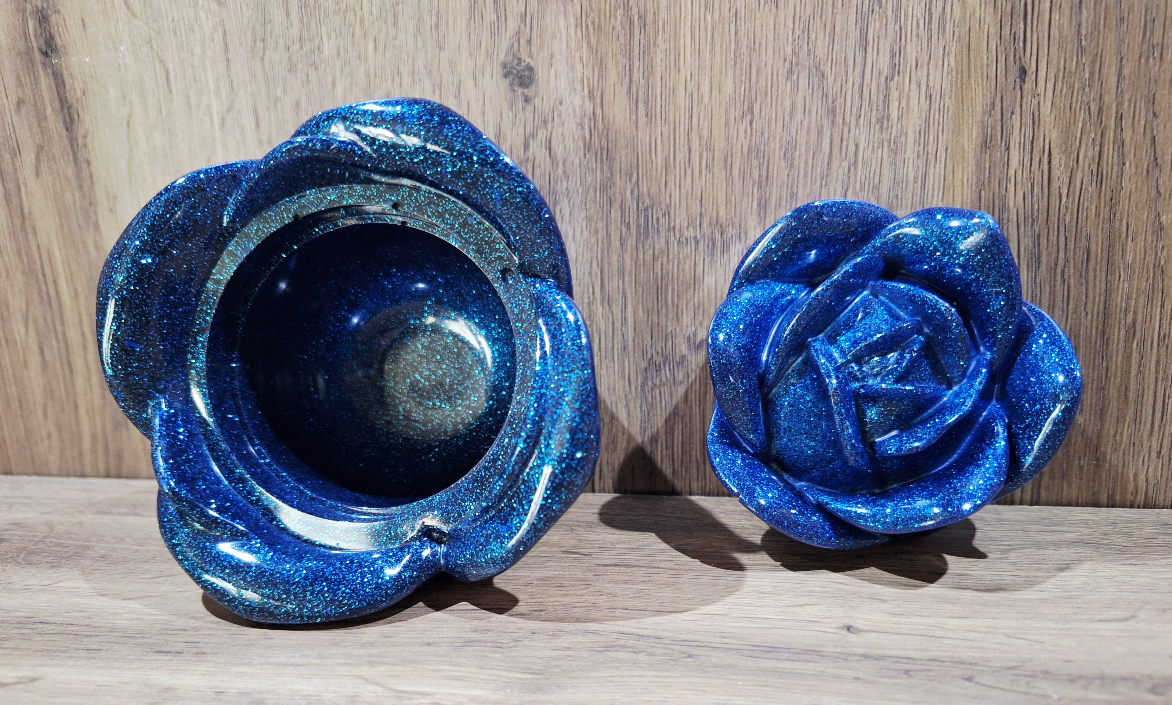 Blue Rose Jar