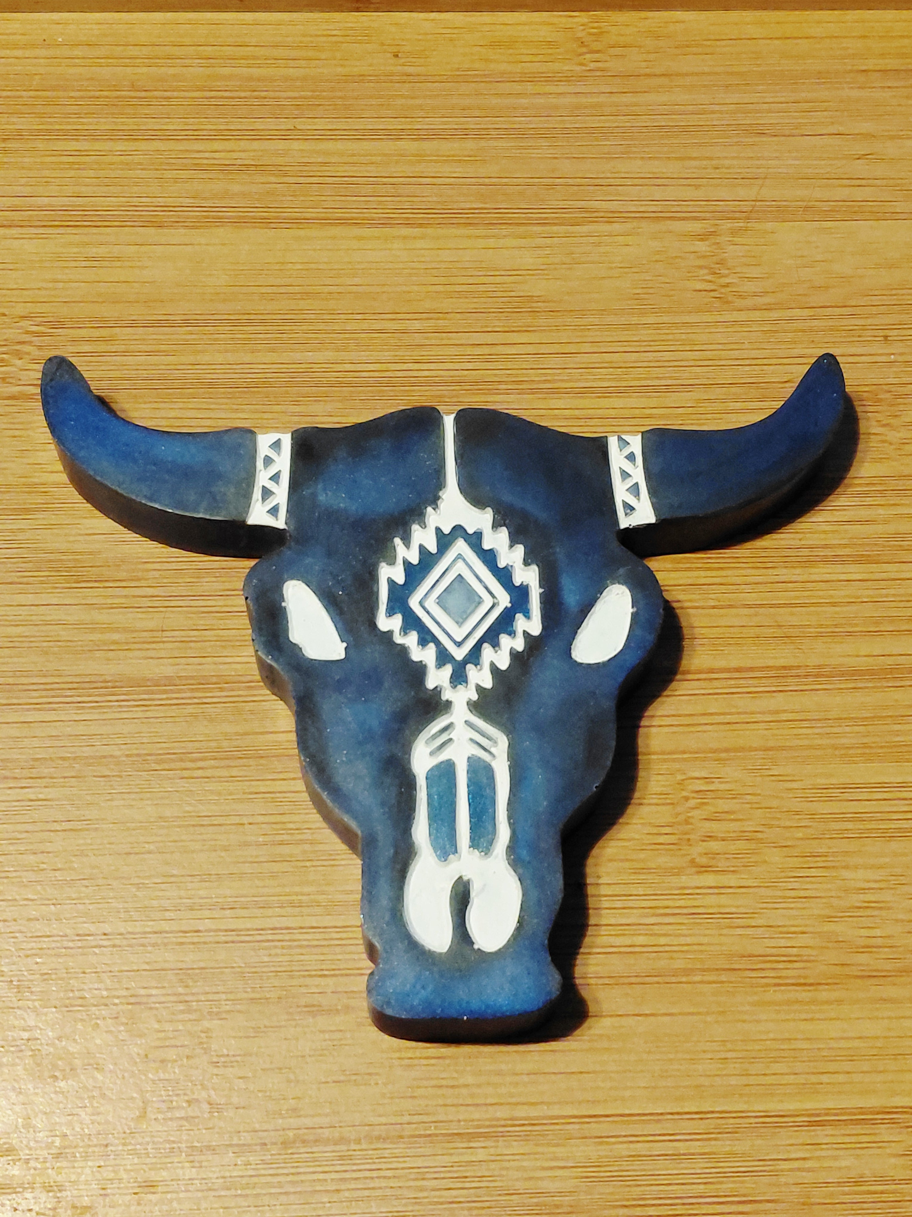 Cow Skull w/Designs