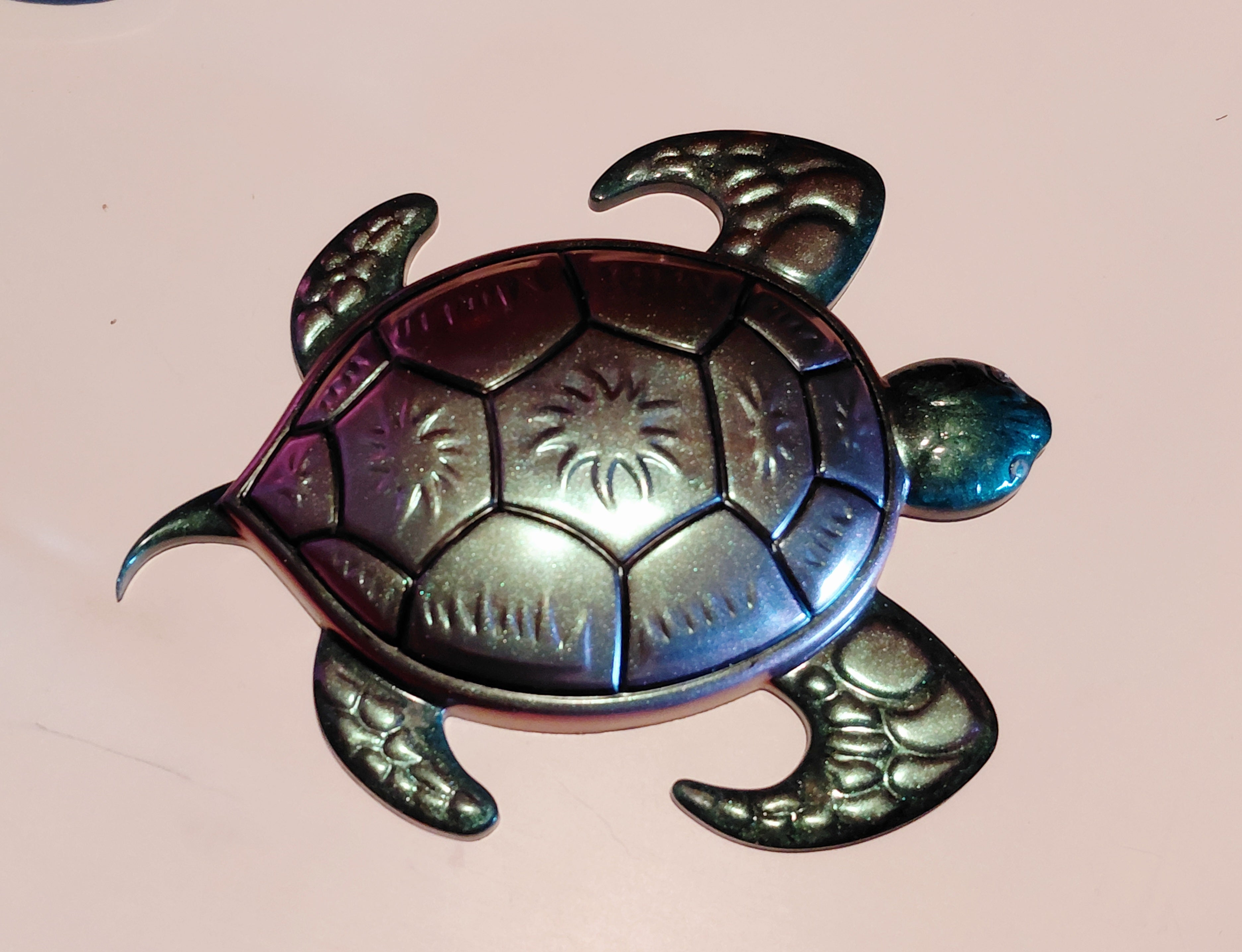 Dark Green Sea Turtle Plaque